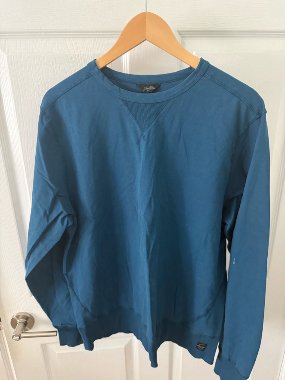 Good Man Brand Teal Blue Crewneck Sweater